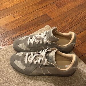 adidas Gray and Tan Sneakers